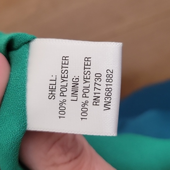 Thakoon For Target Dresses Colorblock Emerald Green & Navy Shift Dress Medium - Picture 6 of 9